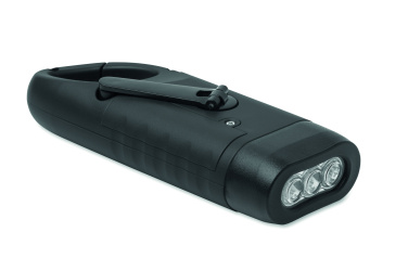 Logotrade promotional merchandise photo of: Solar torch with dynamo crank