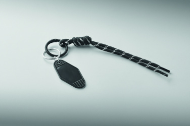 Logotrade promotional item image of: Braided rope with tag keyring