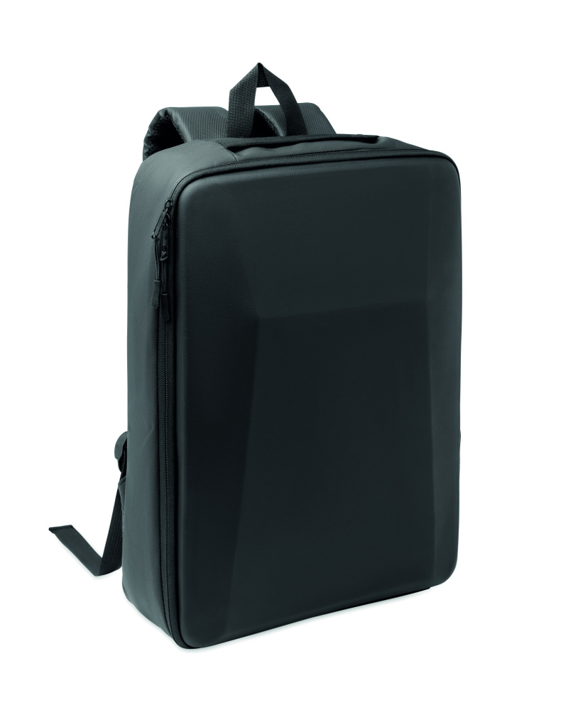 Logotrade promotional gift picture of: 15" hard shell RPET backpack