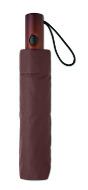 Logotrade promotional product image of: 21" auto umbrella wood handle