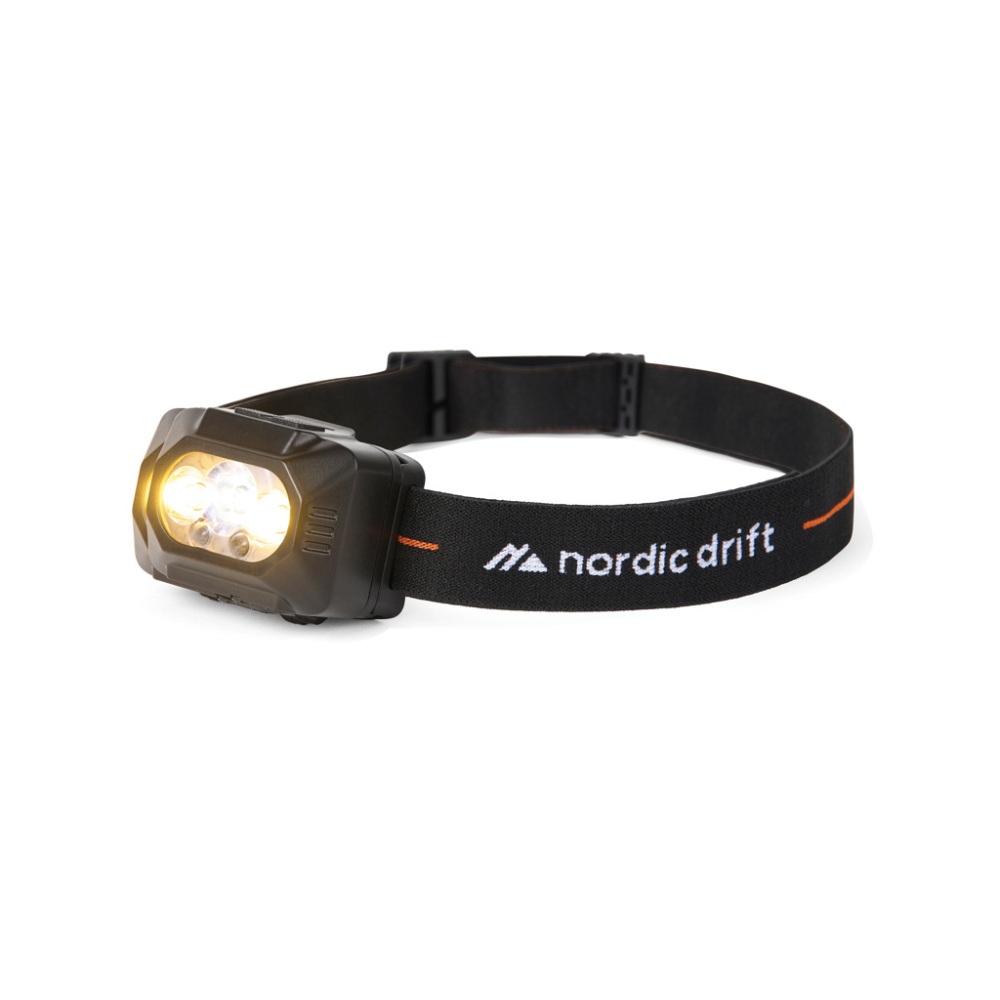 Logo trade promotional products picture of: Nordic Drift Everest high performance dual battery headtorch