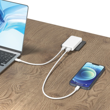 Logotrade corporate gifts photo of: Fluxo RCS 65W flat GAN charger with universal connectors