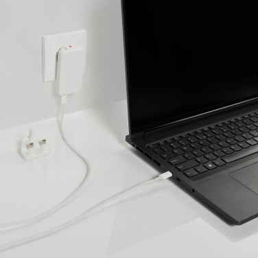 Logotrade promotional items photo of: Fluxo RCS 65W flat GAN charger with universal connectors