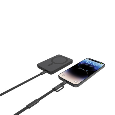 Logo trade promotional items image of: Arc RCS 60W 120 cm 2-in-1 fast charging cable
