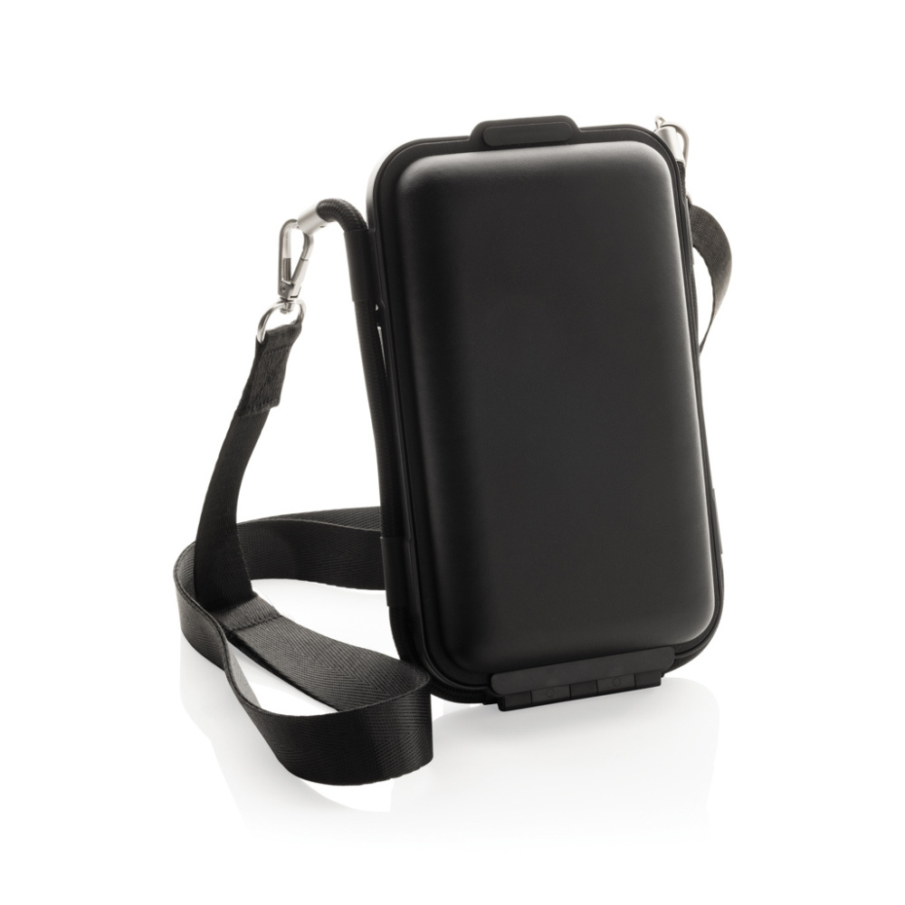 Logo trade corporate gifts image of: Swiss Peak OSLO RCS Hardshell mobile protection travel pouch