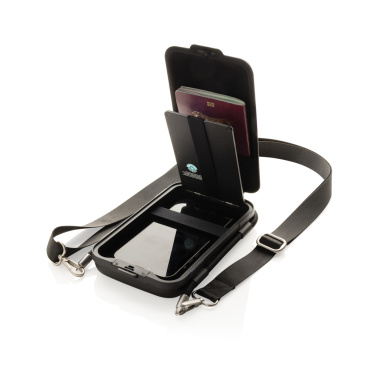 Logo trade promotional gifts image of: Swiss Peak OSLO RCS Hardshell mobile protection travel pouch