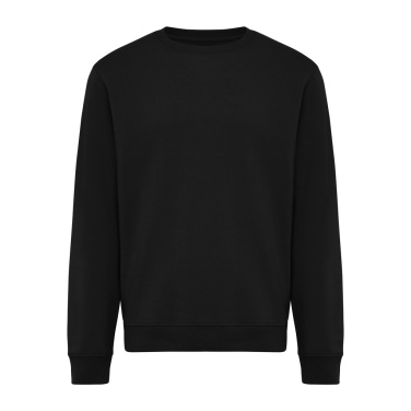 Logo trade corporate gifts image of: IQONIQ Torla recycled cotton crew neck