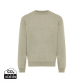 IQONIQ Torla recycled cotton crew neck, light heather green