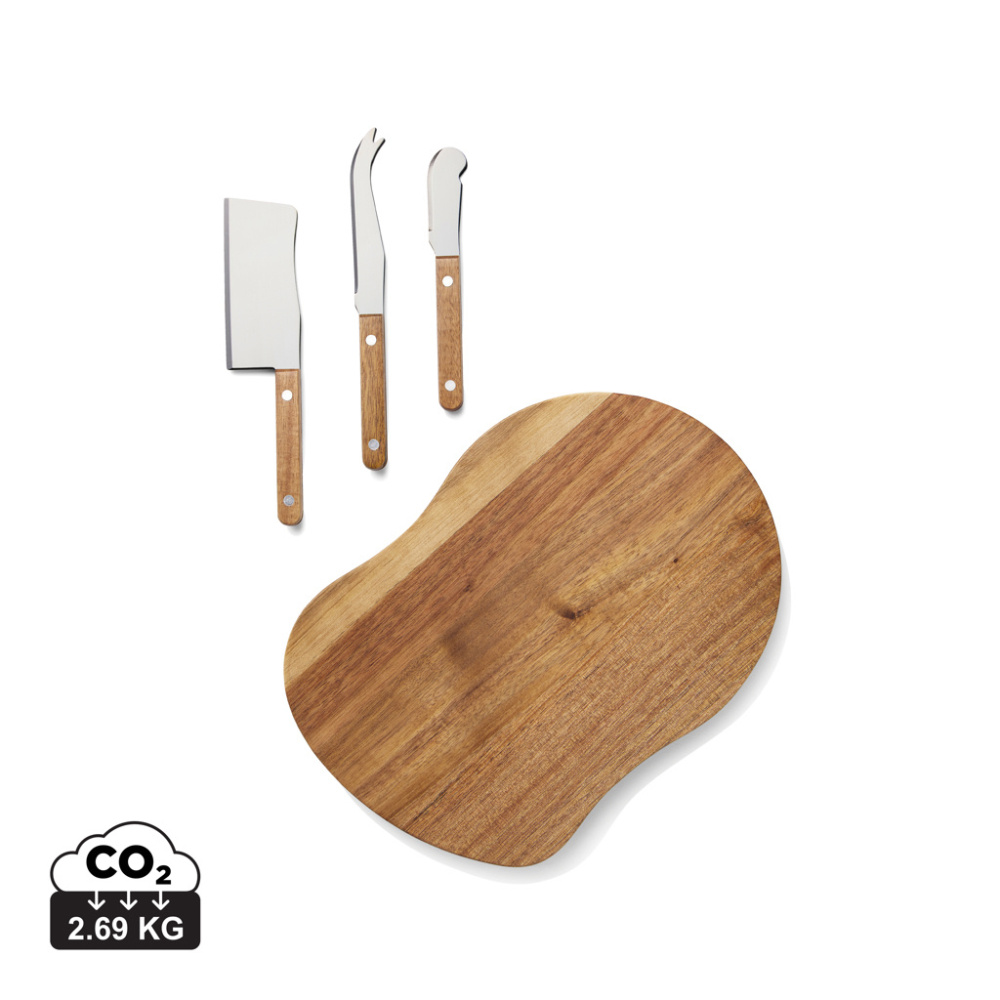 Logo trade corporate gifts picture of: VINGA Veia cheese set
