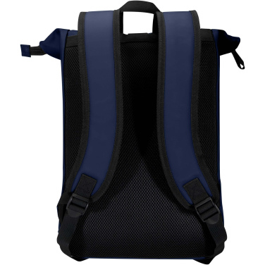 Logotrade promotional giveaway image of: Resi Plus 15" GRS recycled roll-top backpack 18L