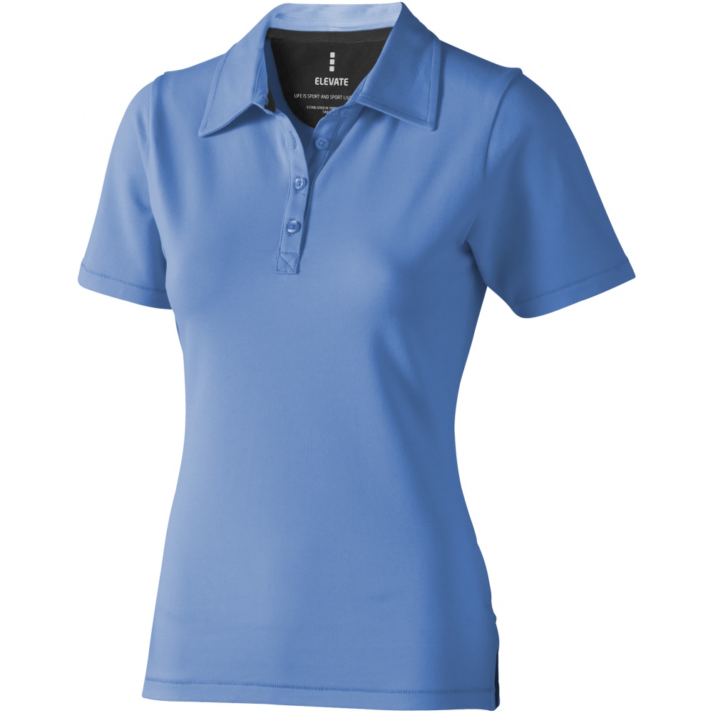 Logotrade reklaamkingituse foto: Markham short sleeve ladies polo, helesinine