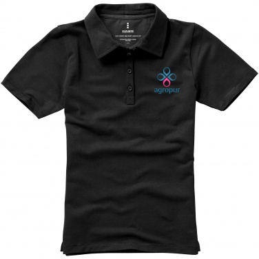 Logotrade firmakingituse foto: Markham short sleeve ladies polo, tumehall