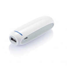 2.600 mAh powerbank, white