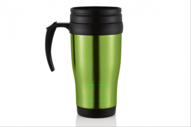 Logotrade firmakingi foto: Stainless steel mug, green