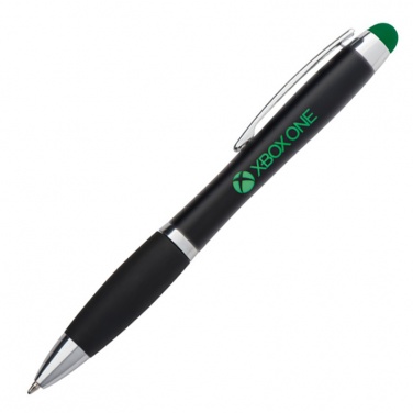 Logotrade ärikingid pilt: Ärikingitus: Light up touch pen for engraving LA NUCIA, roheline