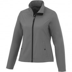 Karmine naiste softshell jakk, hall