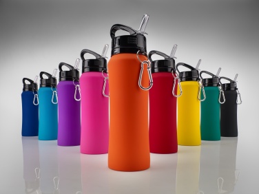 Logo trade firmakingituse pilt: Colorissimo puutel pehme joogipudel, 700 ml, kollane