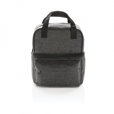 Logotrade ärikingitused pilt: Firmakingitus: Cooler bag with 2 insulated compartments, anthracite