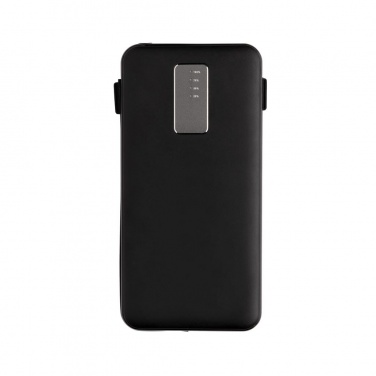 Logotrade firmakingid pilt: Reklaamkingitus: 10.000 mAh powerbank with integrated cable, black