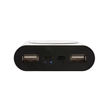 Logotrade reklaamkingid pilt: Firmakingitus: Aluminium 5.000 mAh Wireless 5W Pocket Powerbank, black