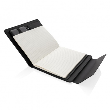 Logotrade ärikingitused pilt: Firmakingitus: Fiko wireless charging portfolio A5 with powerbank, black