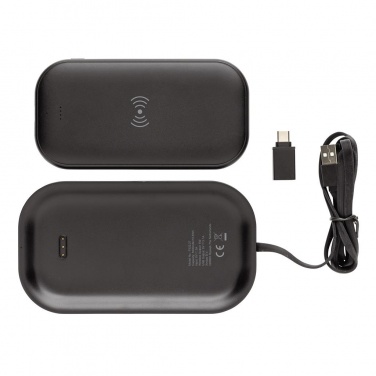 Logotrade reklaamkingitused pilt: Reklaamkingitus: Wireless charging 5.000 mAh powerbank base, black