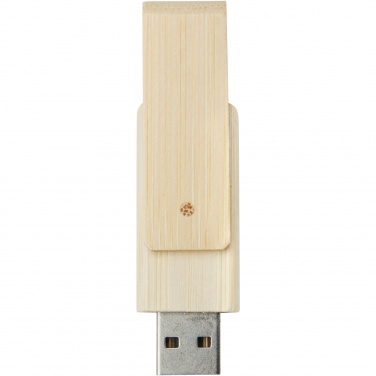 Logo trade firmakingi pilt: Pöörake 4 GB bambusest USB-mälupulka