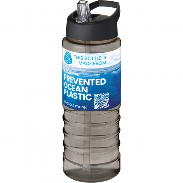 Logo trade reklaamkingituse pilt: H2O Active® Eco Treble 750 ml tilaga kaanega spordipudel 