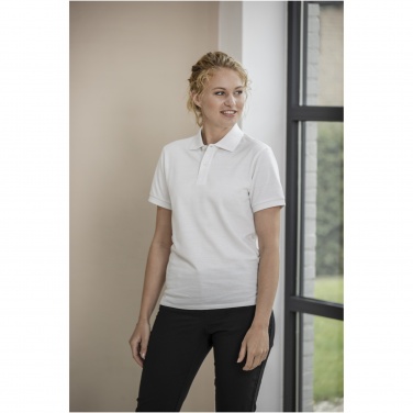 Logo trade firmakingi pilt: Emerald lühikeste varrukatega unisex Aware™ taaskasutatud polo