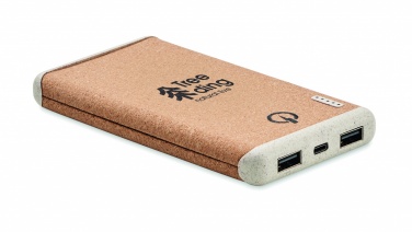 Logo trade reklaamtoote pilt: Traadita 10 000 mAh PowerBank