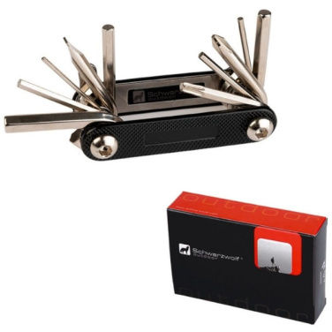 Logotrade firmakingid pilt: Jalgratta tööriistakomplekt TIBESTI Schwarzwolf