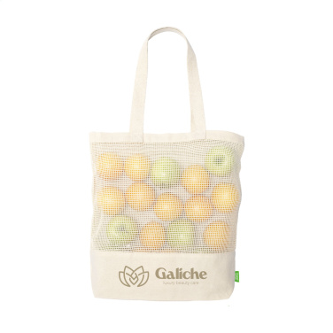 Logo trade ärikingi pilt: Natura Organic Mesh Shopper (180 g/m²) ostukott