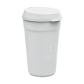 CirculCup kaanega kohvitops 400 ml, valkjas