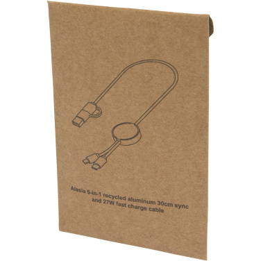 Logo trade ärikingitused foto: Punane Alasia 5-in-1 taaskasutatud alumiiniumist ja plastikust kiirlaadimiskaabel