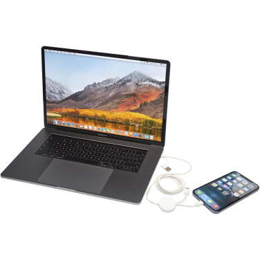 Logo trade reklaamtoote pilt: Citala 5-in-1 taaskasutatud plastist 150 cm kiirlaadimiskaabel