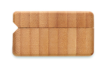 Logo trade reklaamkingid foto: OREBAM TWS kõrvaklapid bambusest ümbrises