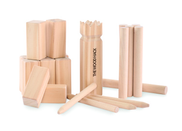 Logotrade ärikingi foto: KING PETIT männipuidust õuemäng