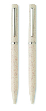 Logo trade reklaamkingid foto: PEAT nisuõlest keskkonnasõbralik pastapliiatsi komplekt