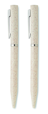 Logotrade ärikingitused pilt: PEAT nisuõlest keskkonnasõbralik pastapliiatsi komplekt