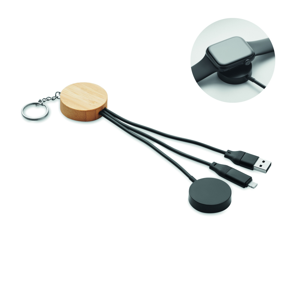 Logotrade meened pilt: BULE võtmehoidjaga 4in1 60 W kaabliga