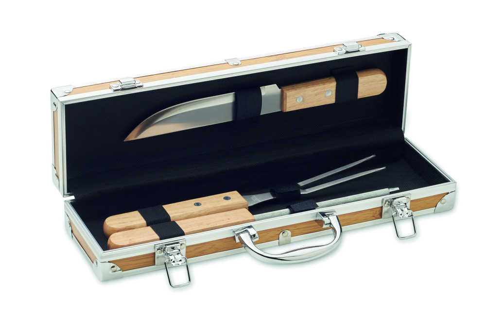 Logotrade ärikingitused pilt: TOOLDERA roostevabast terasest grillitööriistad