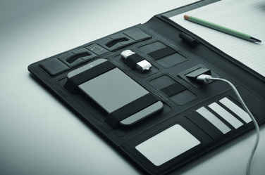 Logo trade reklaamkingitused foto: BURGUS A4 kaust ja juhtmevaba laadija