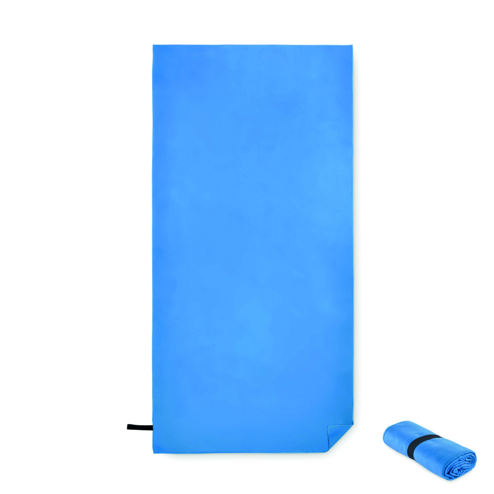 Logo trade reklaamkingitused foto: WAXOFF kahepoolne mikrokiust rätik, sinine