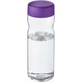 H2O Active® Eco Base 650 ml keeratava korgiga veepudel, Läbipaistev / lilla