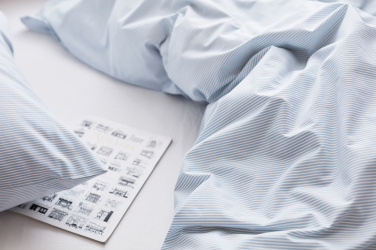 Logotrade meene foto: VINGA Montgomery premium-puuvillane voodipesukomplekt, 4 tk