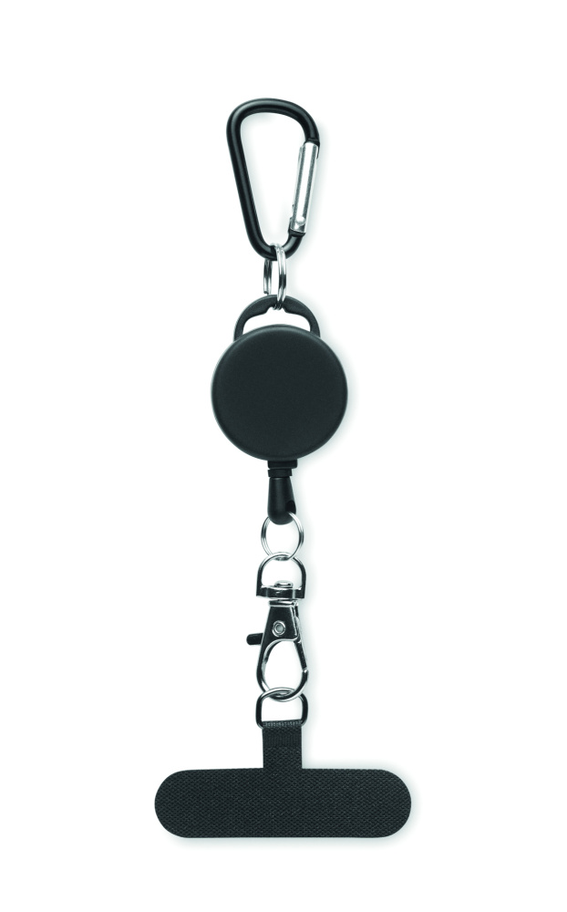 Logotrade meene foto: Sissetõmmatav telefonihoidik RETRO