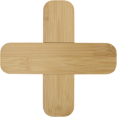 Logo trade reklaamkingi pilt: Bambusest kuumaalus - suur