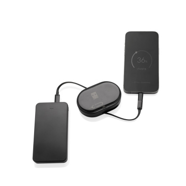 Logo trade reklaamtoote pilt: Chargevix RCS rplastic multifunktsionaalne 60W laadimiskomplekt