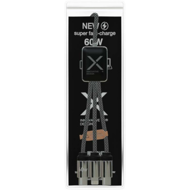 Logotrade meened pilt: SCX.design C33 60W C-tüüpi laadimiskaabel kahekordse helendava logoga