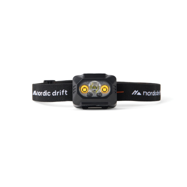 Logotrade firmakingid pilt: Nordic Drift Everesti suure jõudlusega kahe patareiga pealamp